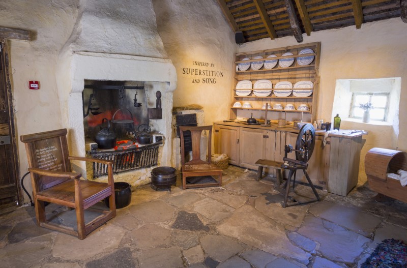 Inside Robert Burns' Cottage