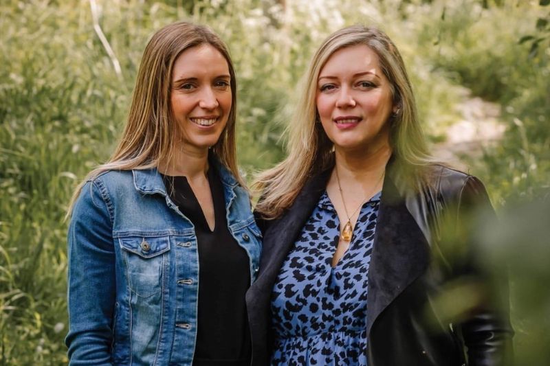 Raven Botanicals founders Arabella and Charlotte in celebration of International Women's Day